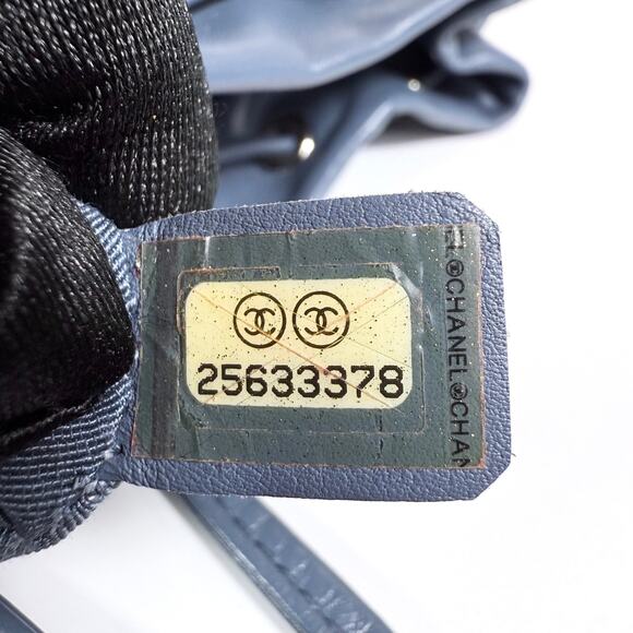 Chanel Chevron Small Urban Spirit Backpack Blue - Picture 14 of 16